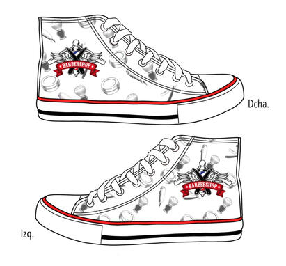 Custom sneaker design.